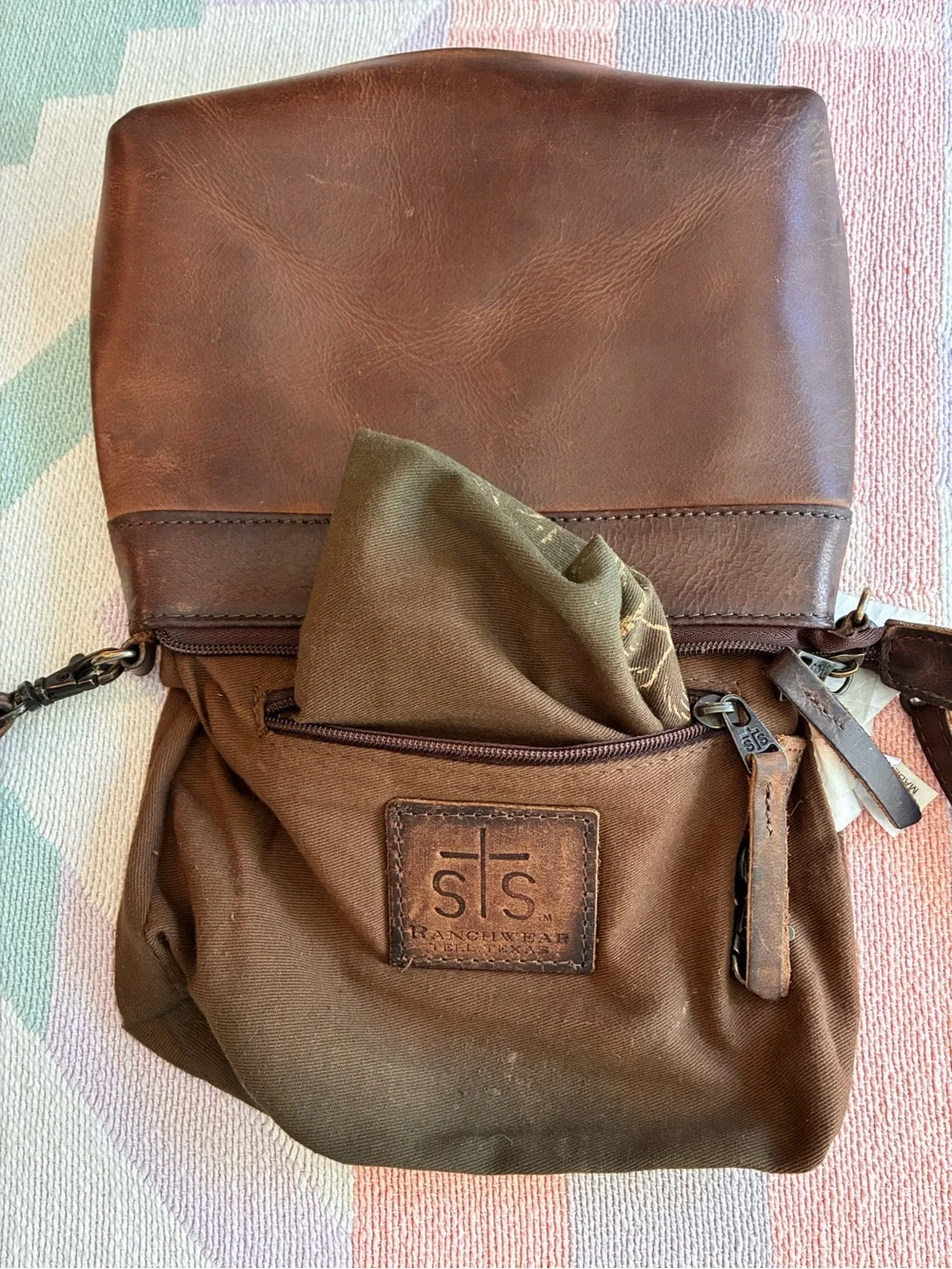 STS Ranchwear Baroness Grace Crossbody Leather Purse